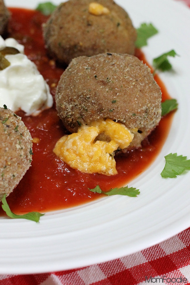 jalapeno popper turkey meatballs