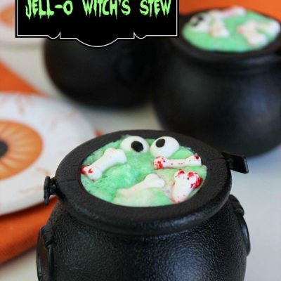 jell-o witch's stew cauldron