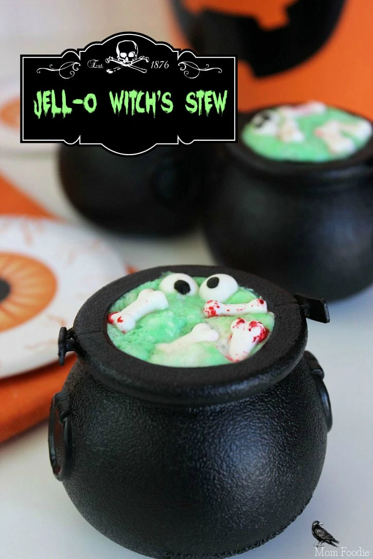 Jell-O Witch’s Stew Cauldrons
