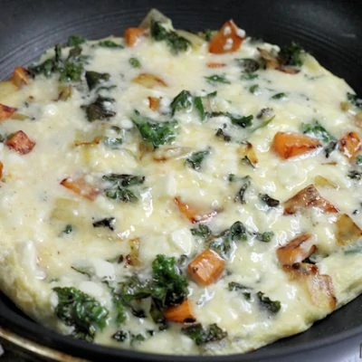 Kale Sweet Potato Frittata