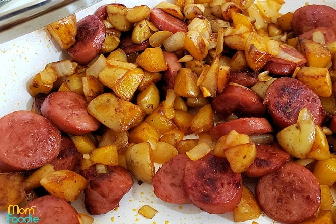 kielbasa and potato skillet