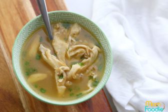 lemon oyster mushroom soup