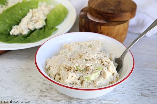 low carb chicken salad lettuce wraps