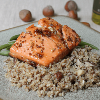 maple mustard salmon