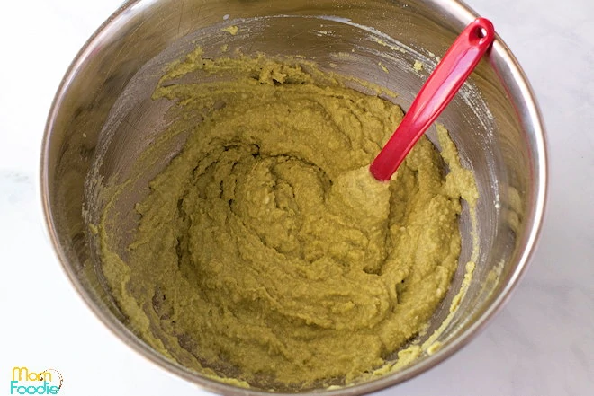 matcha cupcake batter