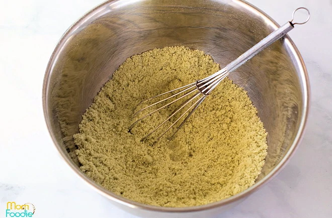 matcha cupcakes dry ingredients