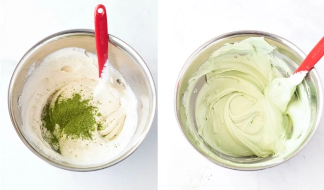 matcha keto frosting 