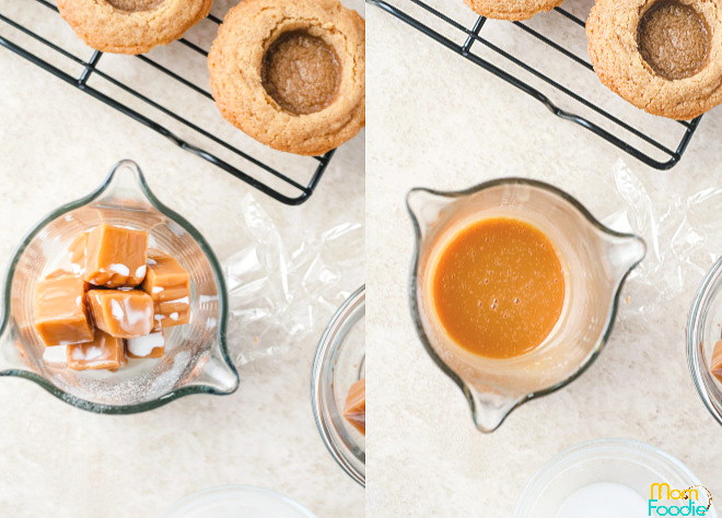 melt caramel filling
