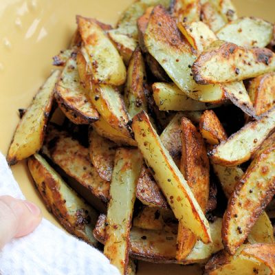 mustard dill oven fries