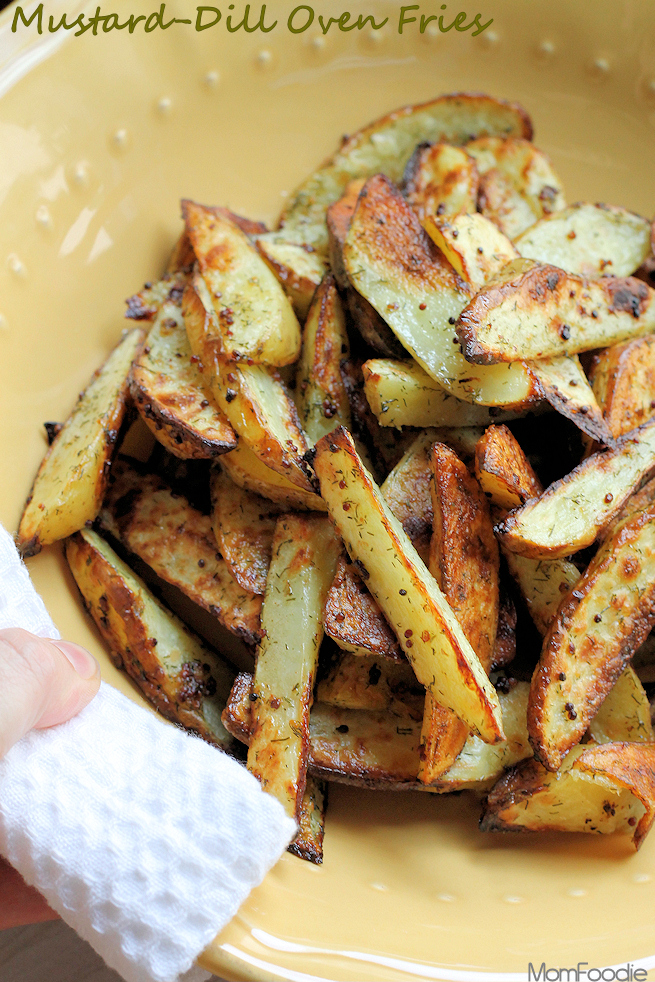 mustard dill oven fries