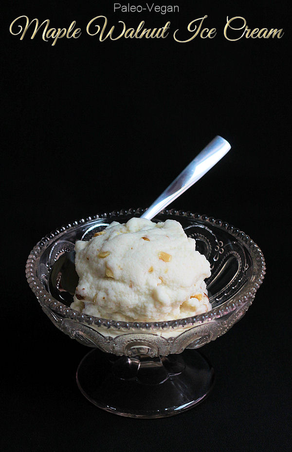 Maple Walnut Ice Cream – The Home Baked Vegan