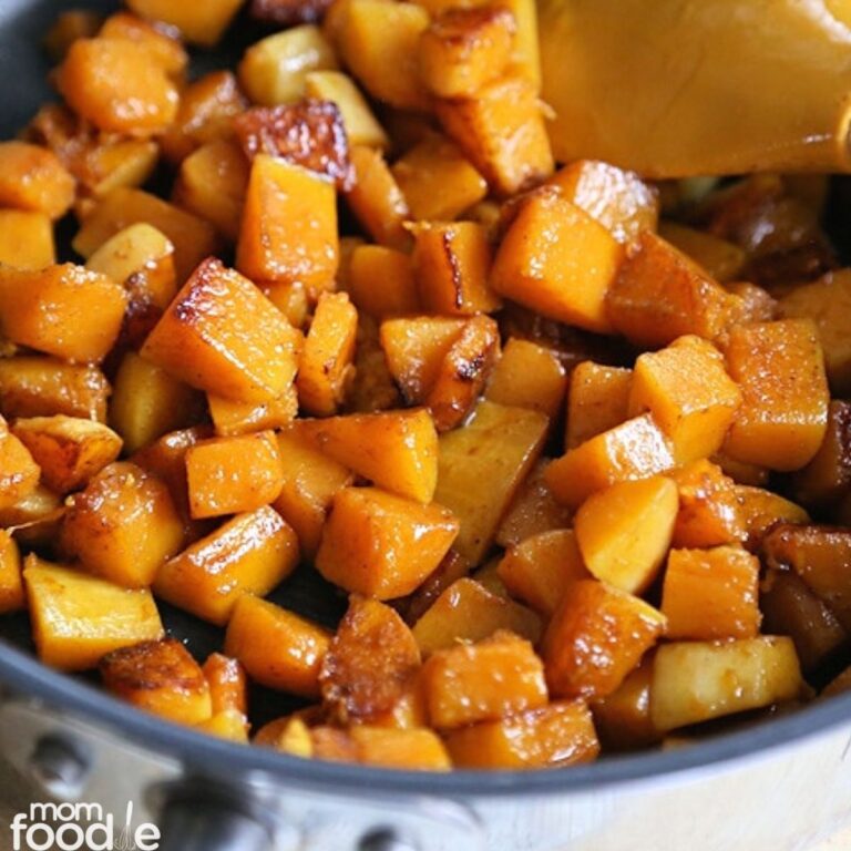 PanFried Butternut Squash with Garam Masala Mom Foodie
