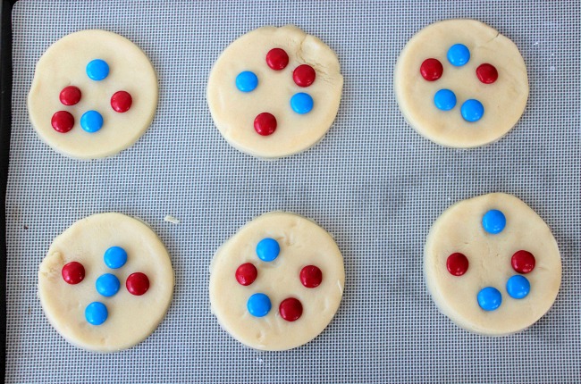 patriotic ice cream sandwich cookies