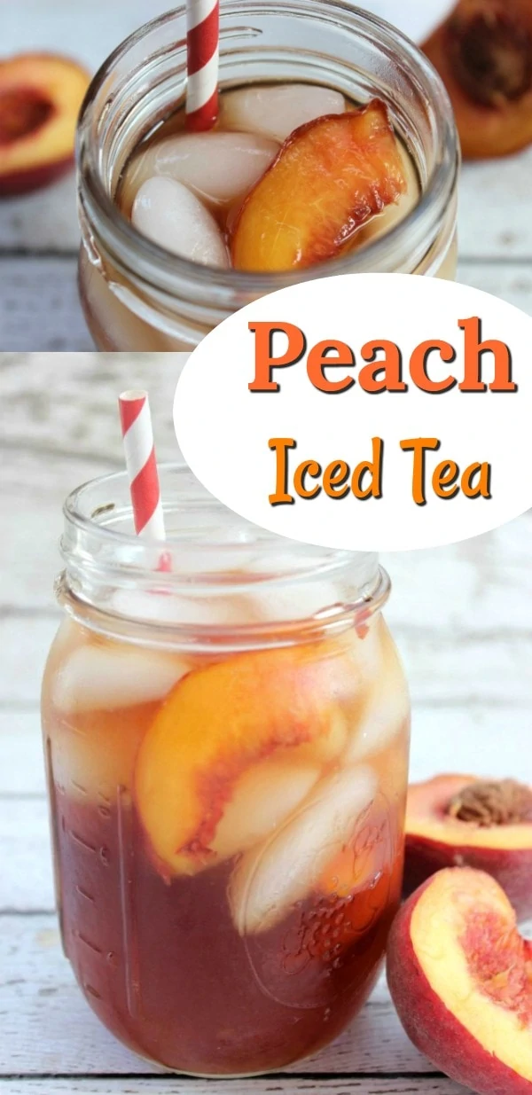 Homemade Peach Green Tea (Easy recipe - V+GF)