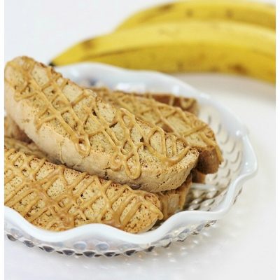 peanut butter banana biscotti