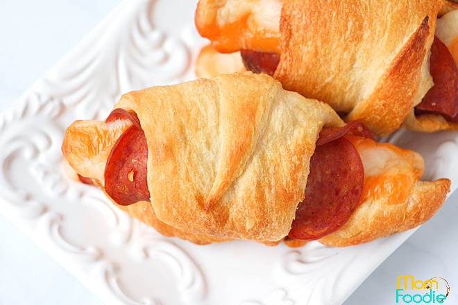 Pizza Crescent Rolls - Easy Crescent Roll Appetizer