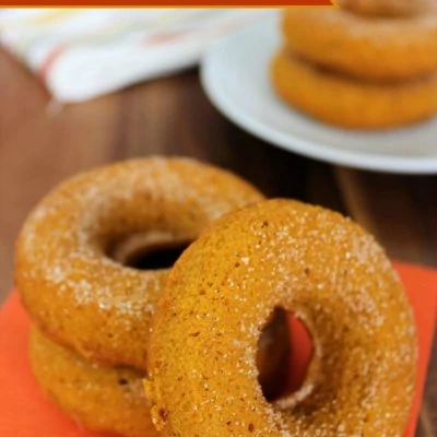 easy scratch pumpkin cake doughnuts