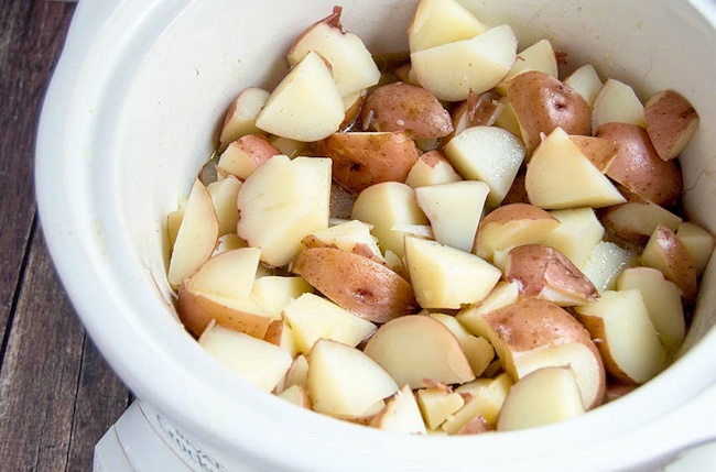 red skinned mashed potatoes slow cooker