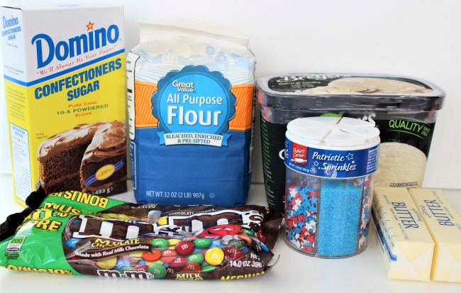  ingredients for the ice cream sandwiches