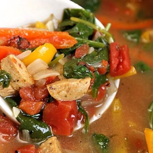 sausage and pepper soup