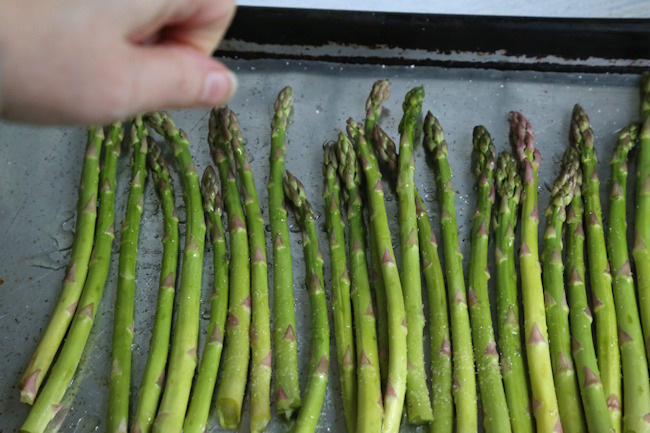 seasoning asparagus