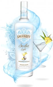 Diet Cocktails featuring the New SMIRNOFF Sorbet Light Pineapple Coconut - Mom Foodie