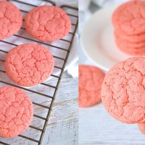 strawberry cake mix cookies