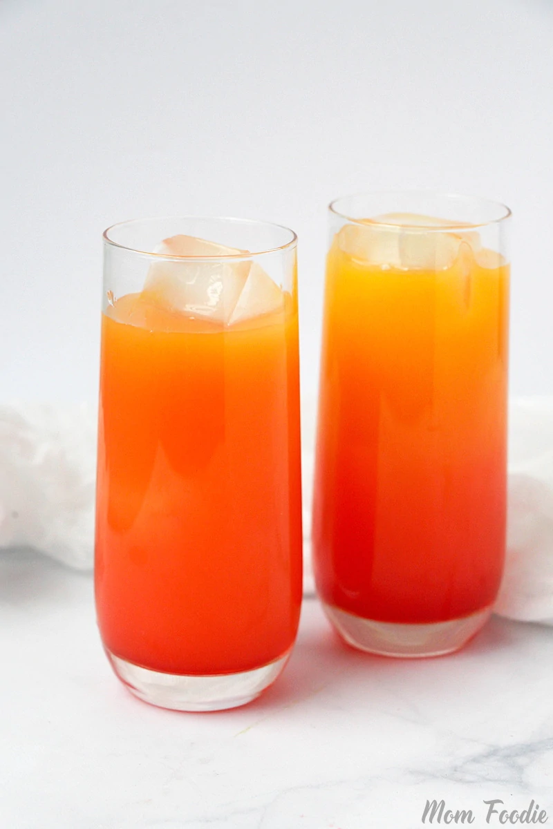 Tequila sunrise drink recipe