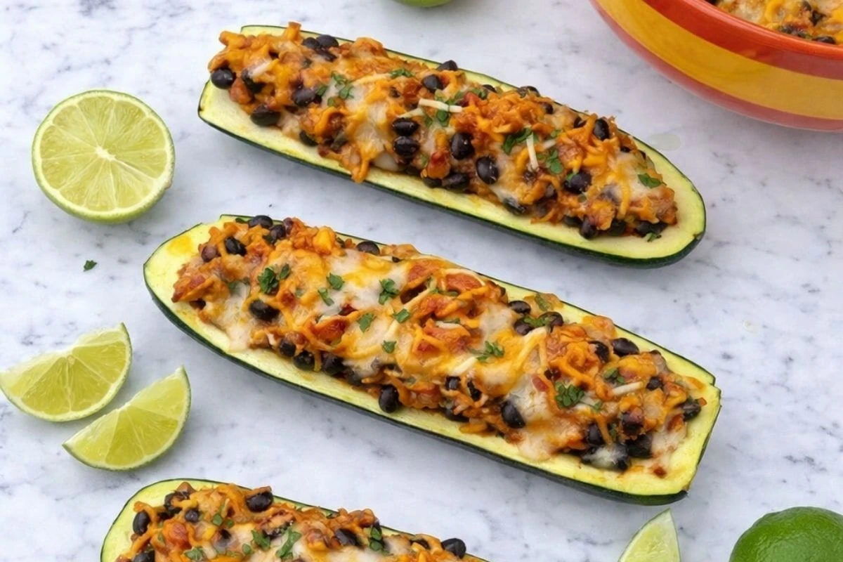 zucchini boats vegetarian